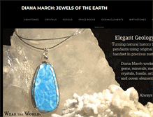 Tablet Screenshot of jewelsoftheearthbydiana.com